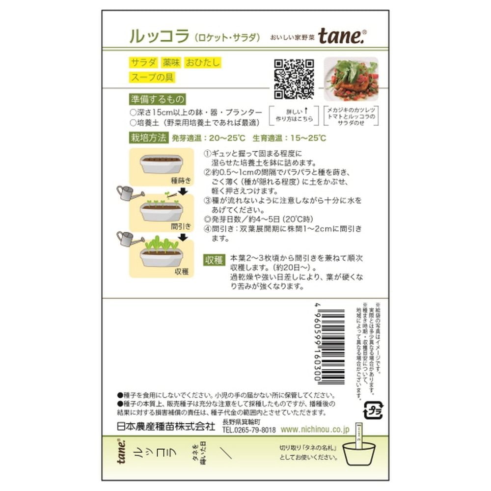 イタリアンロケットサラダ ルッコラ  1